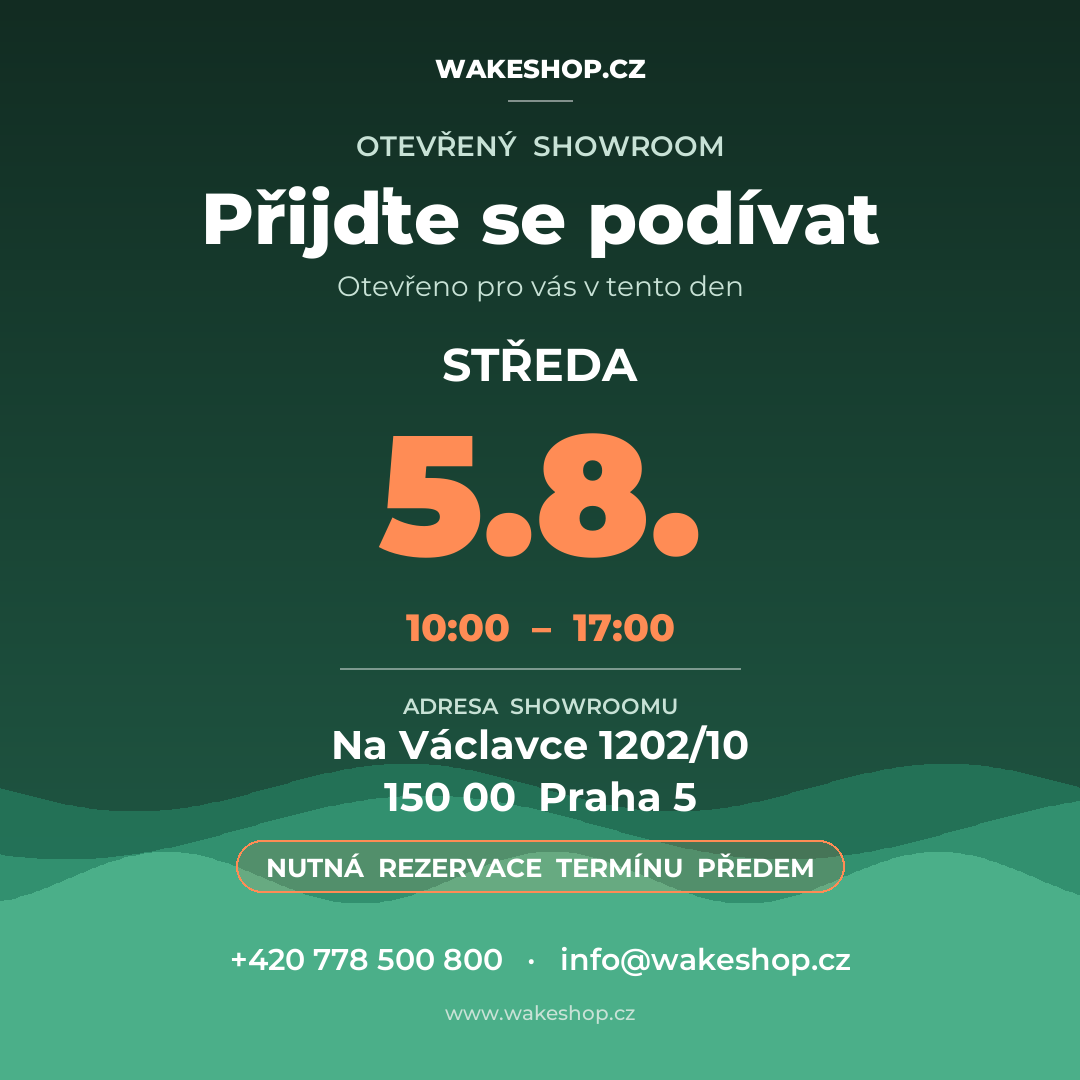 Otevřený showroom po 27.7. a čt 30.7., 10:00–17:00 — Na Václavce 1202/10, Praha 5