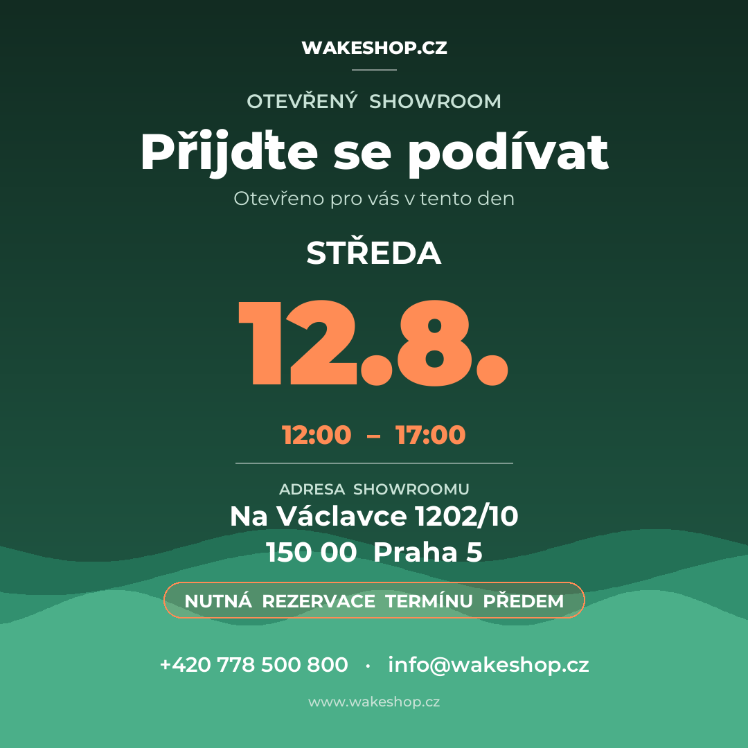 Otevřený showroom po 27.7. a čt 30.7., 10:00–17:00 — Na Václavce 1202/10, Praha 5